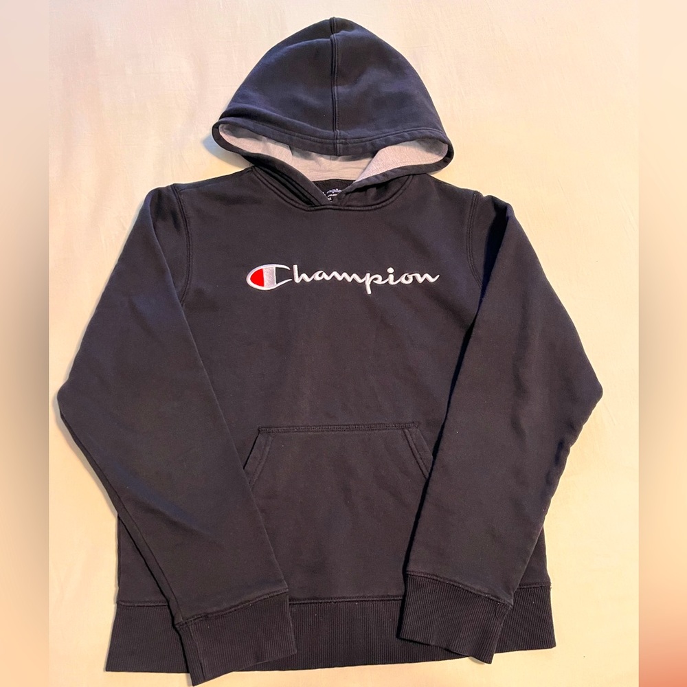 CHAMPION FRENCH TERRY SWEATSHIRT, CLASSIC SCRIPT